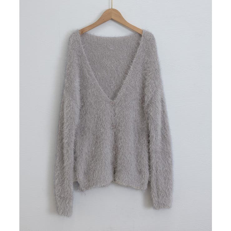 シャギーニットカーディガン モヘアタッチ | SUNSHINE CLOSET | 詳細画像30 