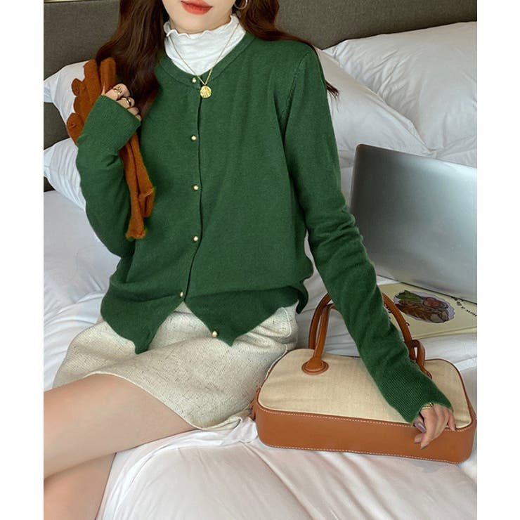 金ボタンショートニットカーディガン韓国風 | SUNSHINE CLOSET | 詳細画像18 