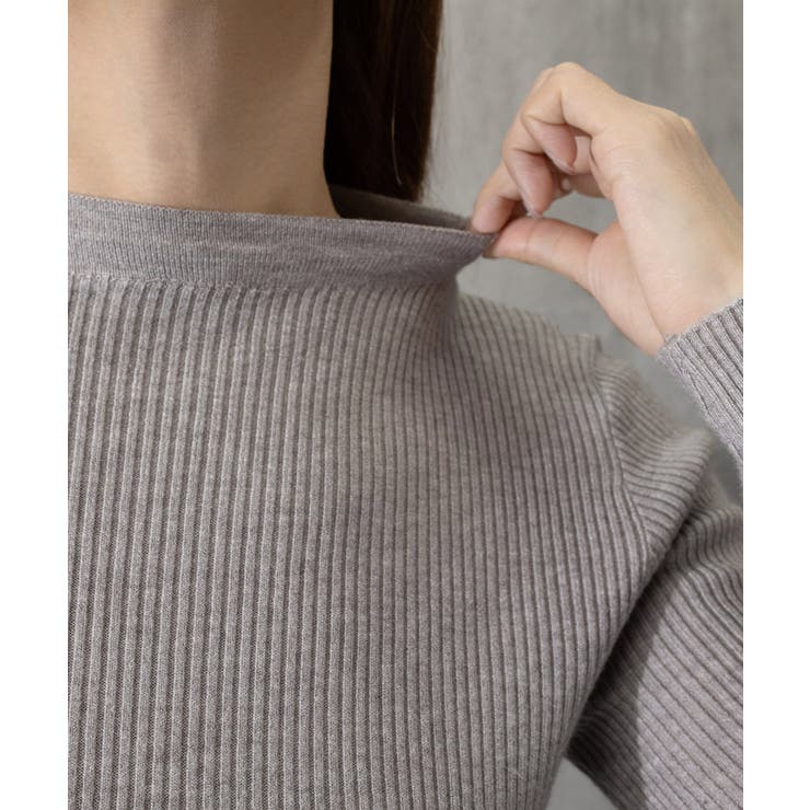 袖ボタン リブニットトップス レディース | SUNSHINE CLOSET | 詳細画像23 