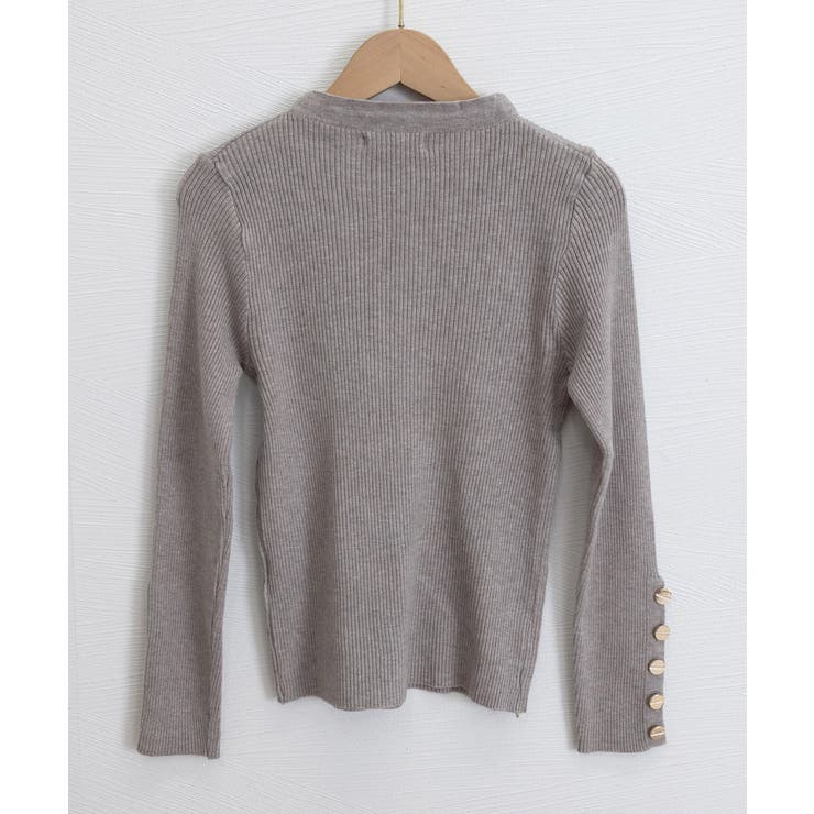 袖ボタン リブニットトップス レディース | SUNSHINE CLOSET | 詳細画像26 