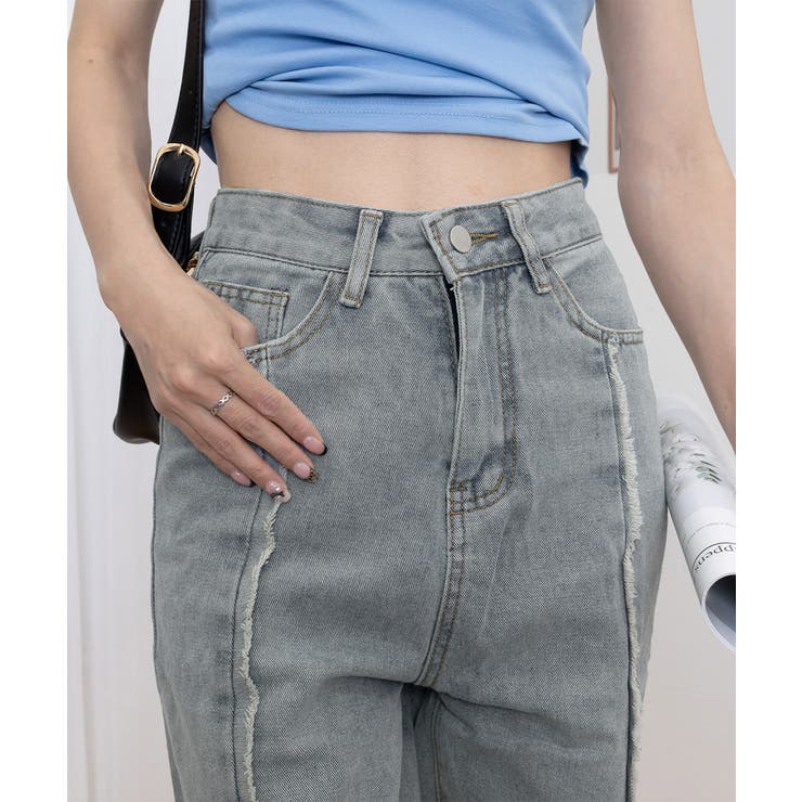 センターラインデニムパンツ ヴィンテージ | SUNSHINE CLOSET | 詳細画像15 