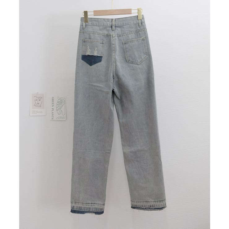 センターラインデニムパンツ ヴィンテージ | SUNSHINE CLOSET | 詳細画像19 