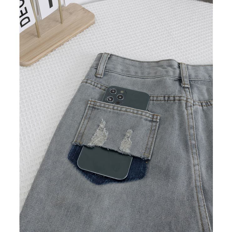 センターラインデニムパンツ ヴィンテージ | SUNSHINE CLOSET | 詳細画像21 