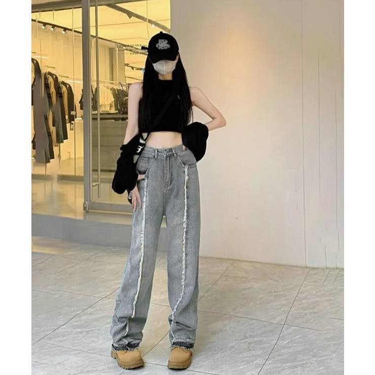 センターラインデニムパンツ ヴィンテージ | SUNSHINE CLOSET | 詳細画像5 