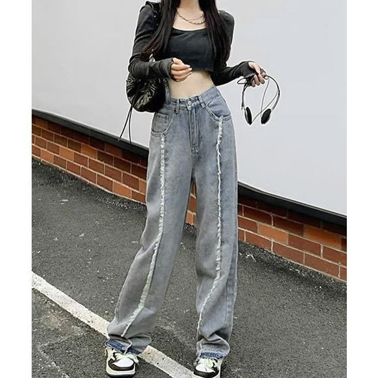 センターラインデニムパンツ ヴィンテージ | SUNSHINE CLOSET | 詳細画像8 