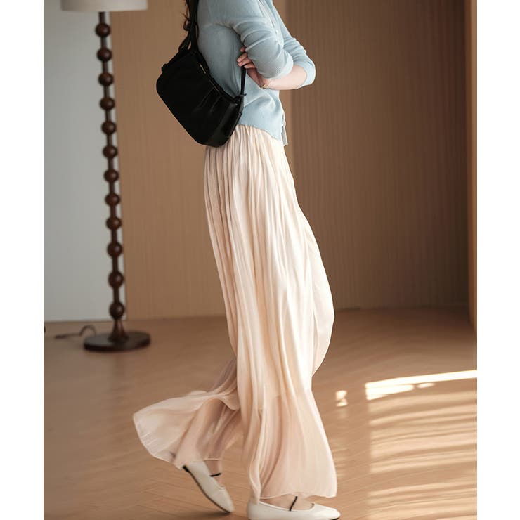 シアーワイドパンツ 冷感キュロットパンツ | SUNSHINE CLOSET | 詳細画像18 