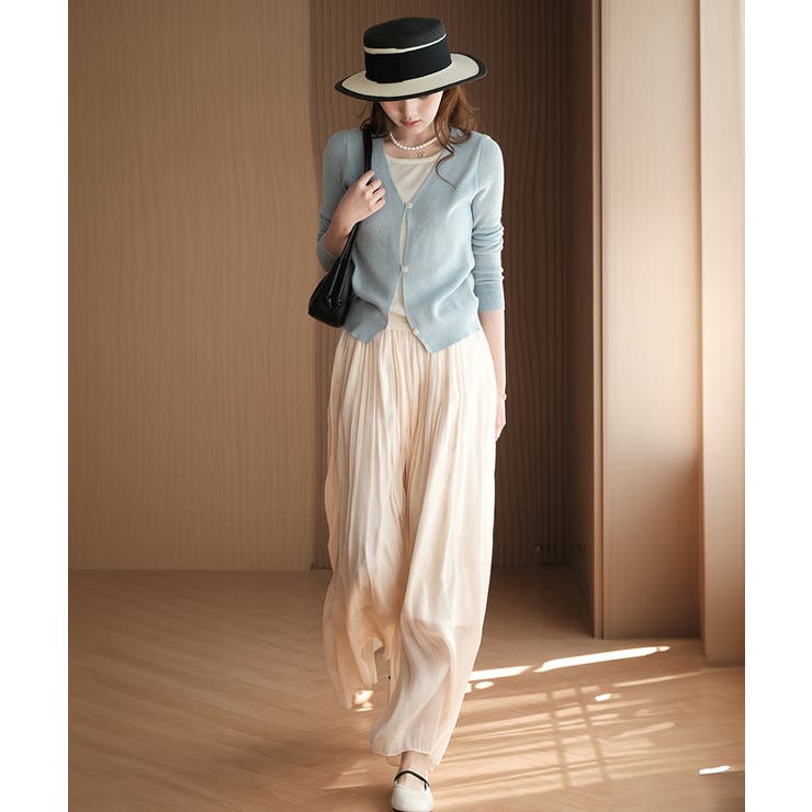 シアーワイドパンツ 冷感キュロットパンツ | SUNSHINE CLOSET | 詳細画像19 