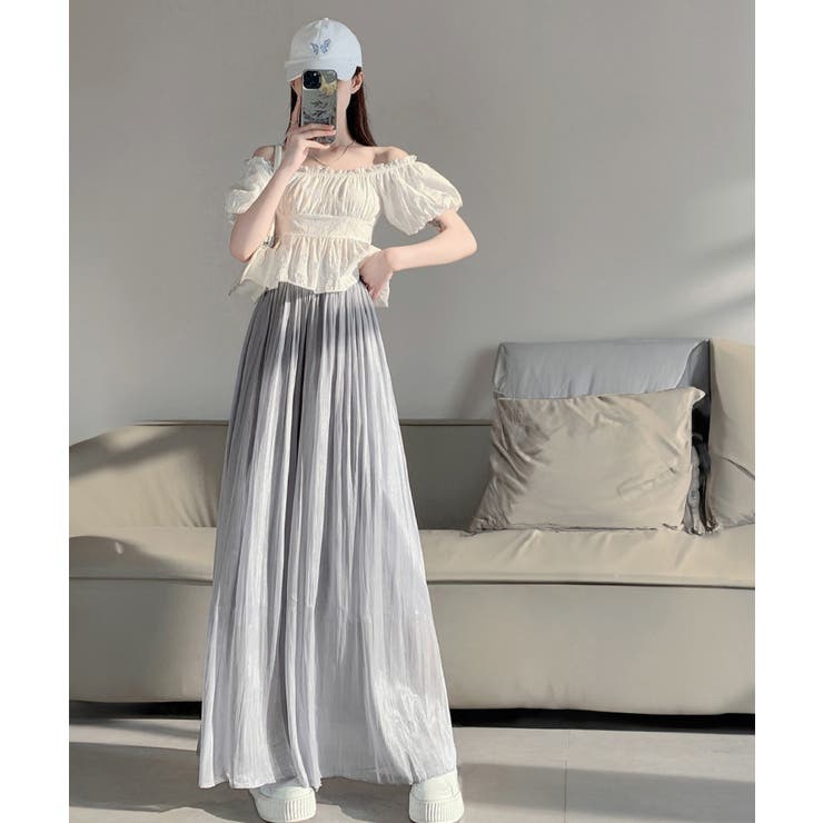 シアーワイドパンツ 冷感キュロットパンツ | SUNSHINE CLOSET | 詳細画像23 