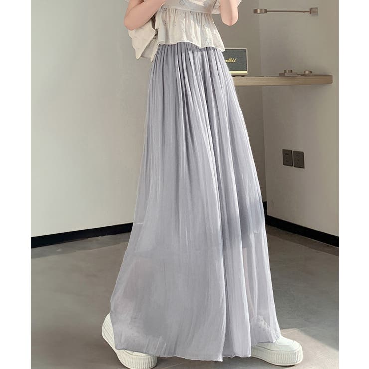 シアーワイドパンツ 冷感キュロットパンツ | SUNSHINE CLOSET | 詳細画像24 