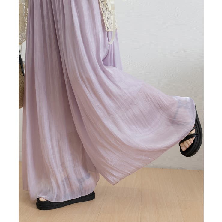 シアーワイドパンツ 冷感キュロットパンツ | SUNSHINE CLOSET | 詳細画像41 