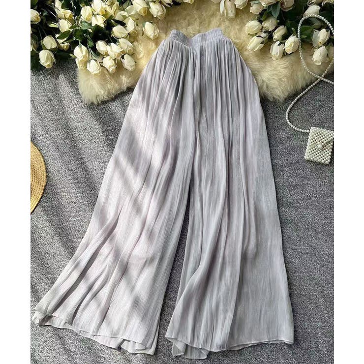 シアーワイドパンツ 冷感キュロットパンツ | SUNSHINE CLOSET | 詳細画像46 