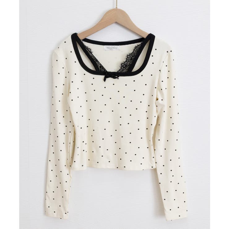 ドット柄トップス レイヤード風カットソー | SUNSHINE CLOSET | 詳細画像17 