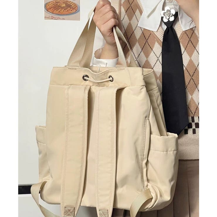 ナイロンリュック 巾着トートバッグ韓国風 | SUNSHINE CLOSET | 詳細画像11 