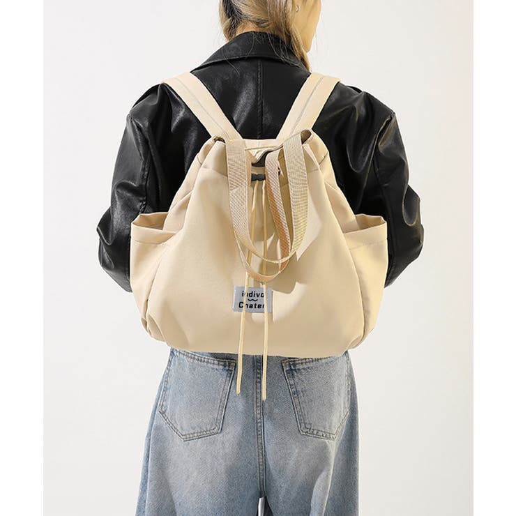 ナイロンリュック 巾着トートバッグ韓国風 | SUNSHINE CLOSET | 詳細画像4 