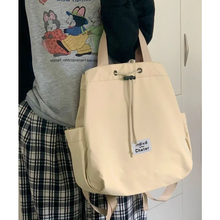 ナイロンリュック 巾着トートバッグ韓国風 | SUNSHINE CLOSET | 詳細画像8 