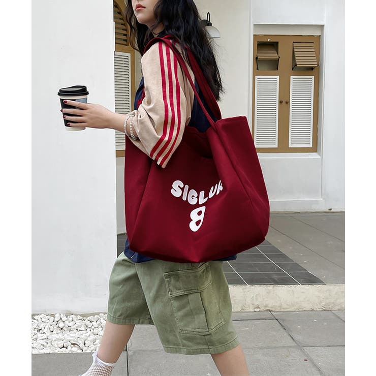 大容量キャンバストートバッグ肩掛けバッグ | SUNSHINE CLOSET | 詳細画像16 