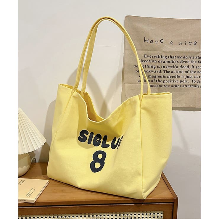 大容量キャンバストートバッグ肩掛けバッグ | SUNSHINE CLOSET | 詳細画像20 