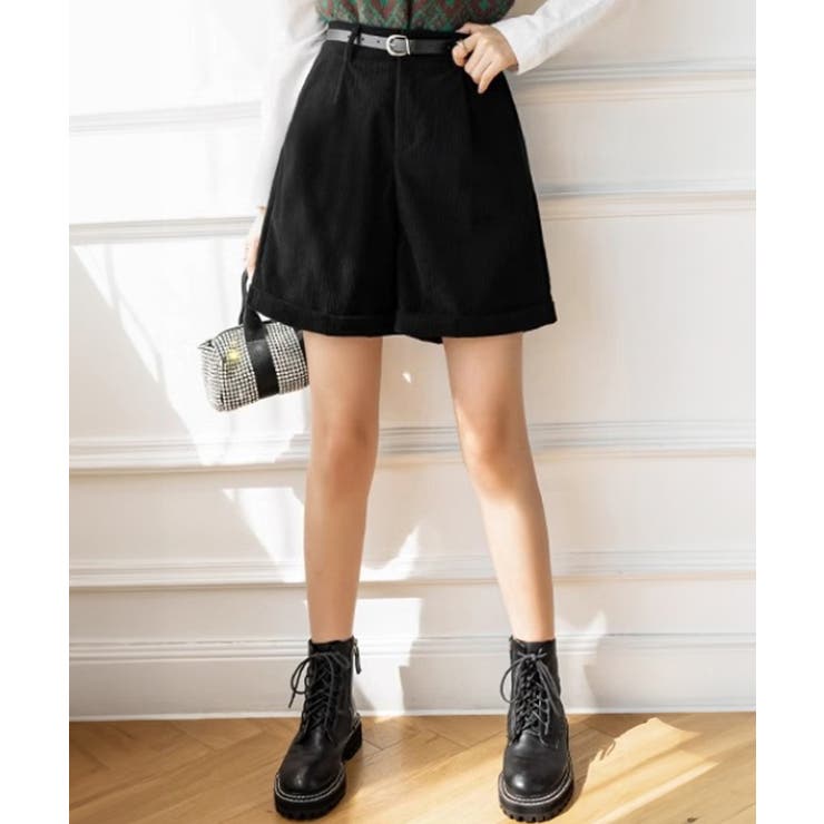 コーデュロイショートパンツ ハイウエスト | SUNSHINE CLOSET | 詳細画像5 