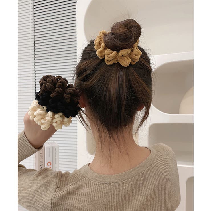 高弾力毛糸シュシュ ヘアゴム ヘアアクセサリー | SUNSHINE CLOSET | 詳細画像10 