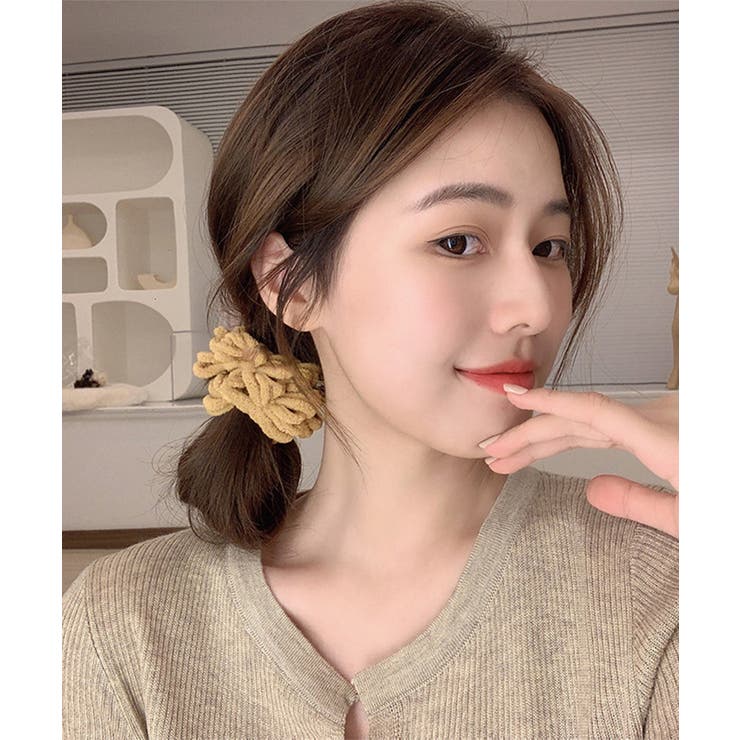 高弾力毛糸シュシュ ヘアゴム ヘアアクセサリー | SUNSHINE CLOSET | 詳細画像9 