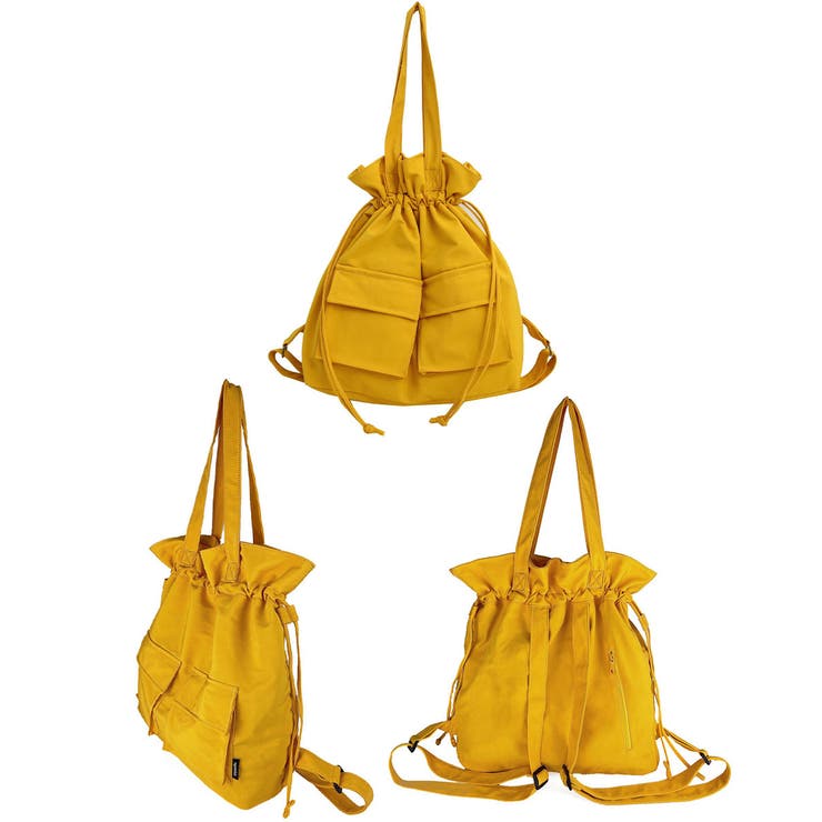 巾着風リュックサック 大容量バックパック | SUNSHINE CLOSET | 詳細画像24 