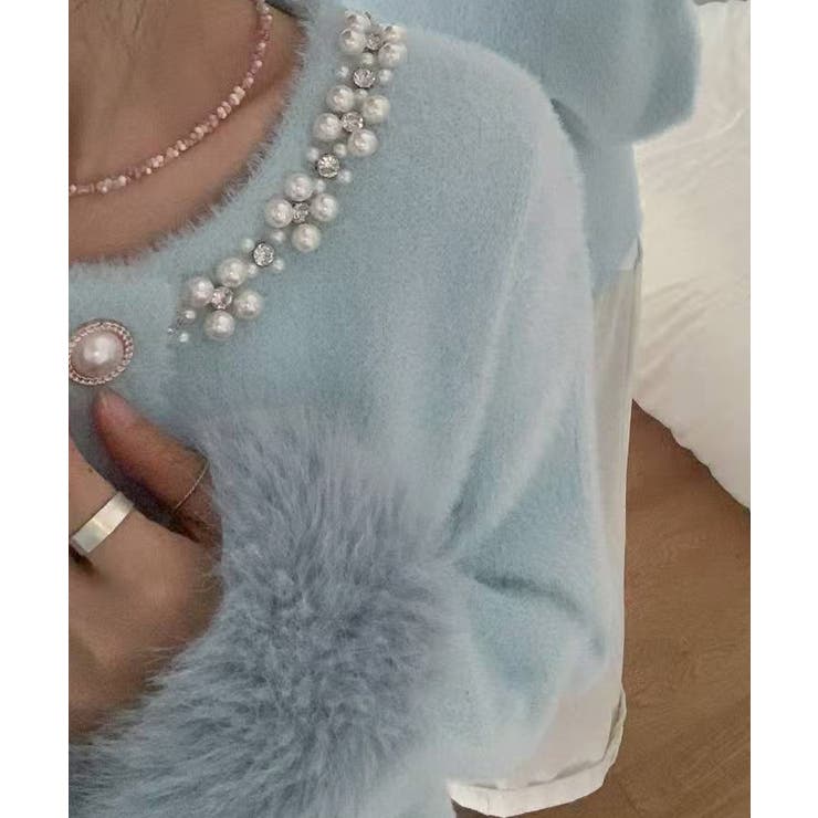 モヘアニットカーディガンファージャケット | SUNSHINE CLOSET | 詳細画像15 