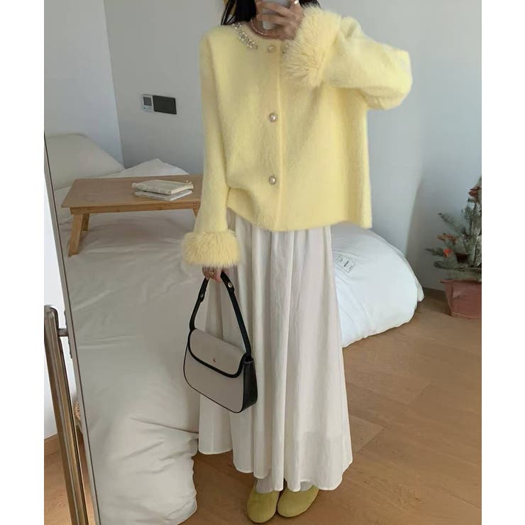 モヘアニットカーディガンファージャケット | SUNSHINE CLOSET | 詳細画像18 