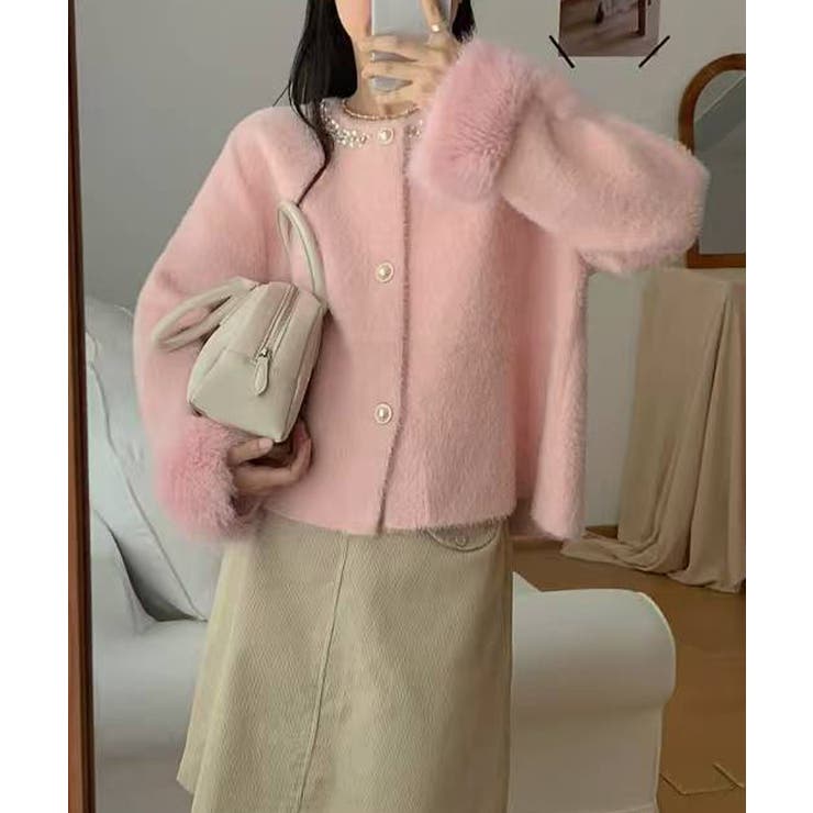 モヘアニットカーディガンファージャケット | SUNSHINE CLOSET | 詳細画像20 