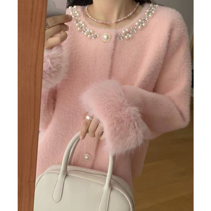 モヘアニットカーディガンファージャケット | SUNSHINE CLOSET | 詳細画像21 