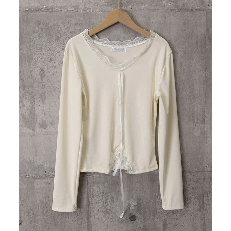 レディース 大人可愛いレースカットソー春秋 お洒落ニットソー | SUNSHINE CLOSET | 詳細画像21 