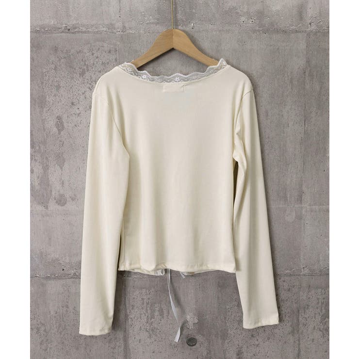 レディース 大人可愛いレースカットソー春秋 お洒落ニットソー | SUNSHINE CLOSET | 詳細画像22 