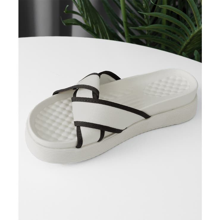 厚底サンダル ねじり配色クロスサンダル夏 | SUNSHINE CLOSET | 詳細画像19 