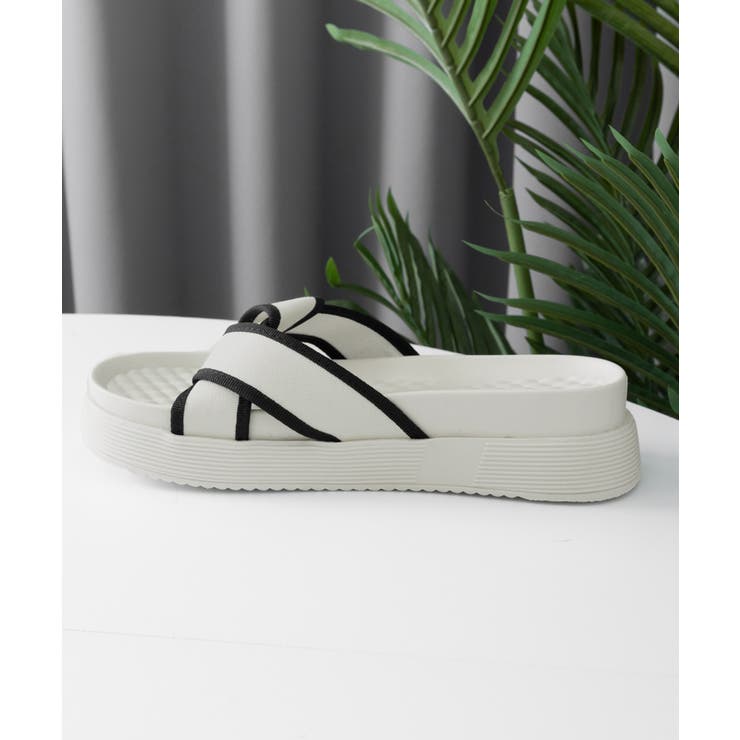 厚底サンダル ねじり配色クロスサンダル夏 | SUNSHINE CLOSET | 詳細画像21 