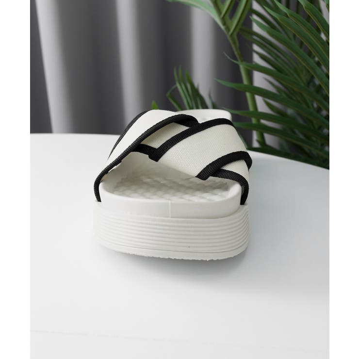 厚底サンダル ねじり配色クロスサンダル夏 | SUNSHINE CLOSET | 詳細画像23 