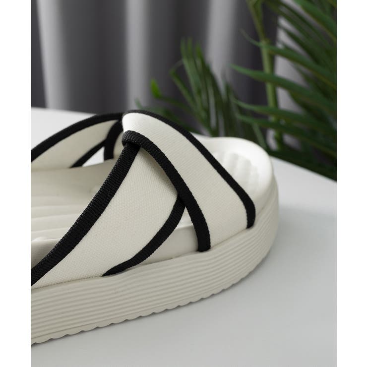 厚底サンダル ねじり配色クロスサンダル夏 | SUNSHINE CLOSET | 詳細画像24 