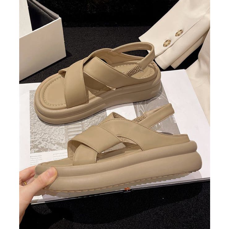 ekin コンフォートサンダル ベージュ ekin コンフォートサンダル ベージュ