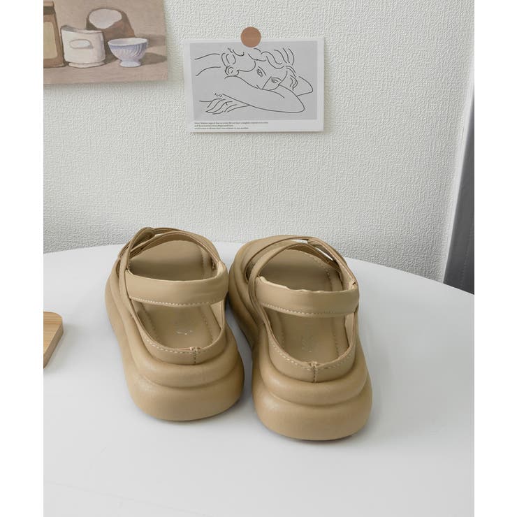 厚底クロスサンダル コンフォートサンダル | SUNSHINE CLOSET | 詳細画像20 