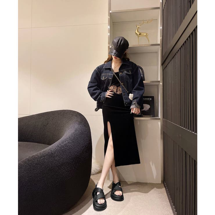 厚底クロスサンダル コンフォートサンダル | SUNSHINE CLOSET | 詳細画像5 