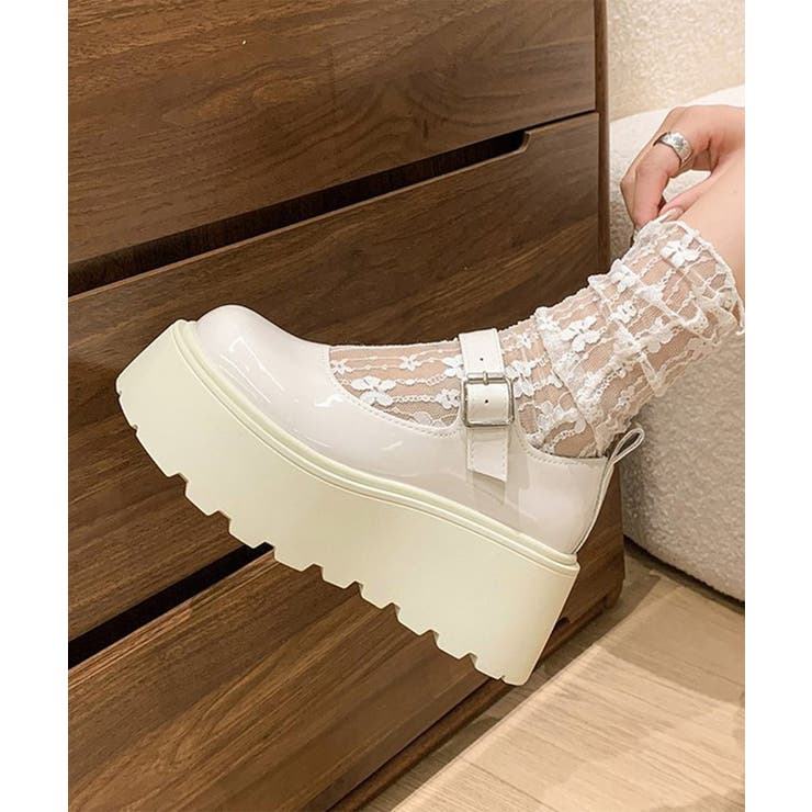 厚底ローファー レディース韓国風 美脚靴 | SUNSHINE CLOSET | 詳細画像14 