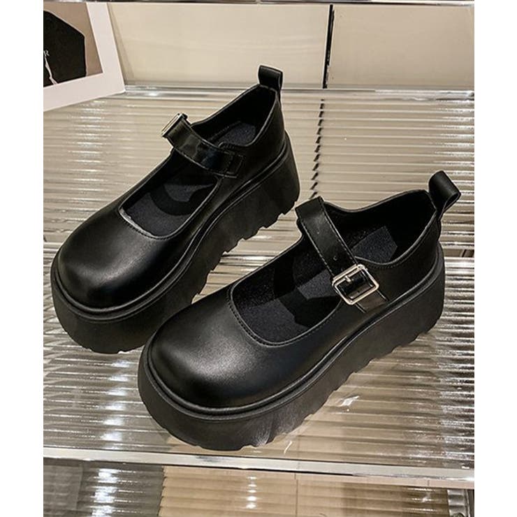 厚底ローファー レディース韓国風 美脚靴 | SUNSHINE CLOSET | 詳細画像19 