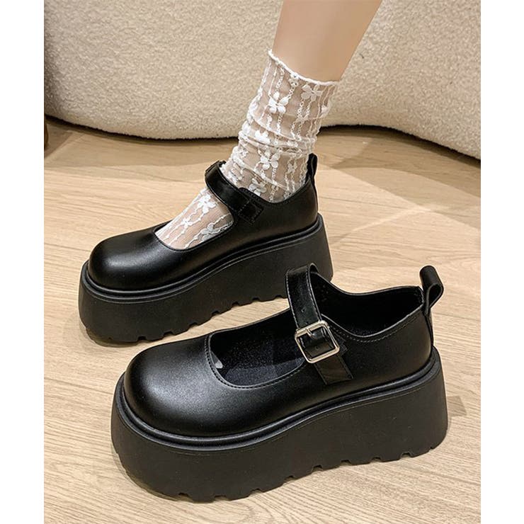 厚底ローファー レディース韓国風 美脚靴 | SUNSHINE CLOSET | 詳細画像2 