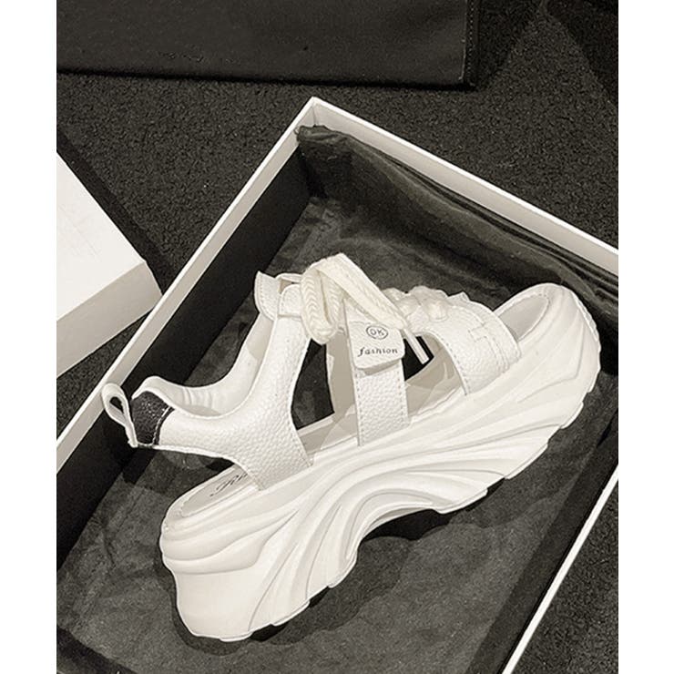 レースアップスニーカーサンダル厚底靴美脚 | SUNSHINE CLOSET | 詳細画像19 