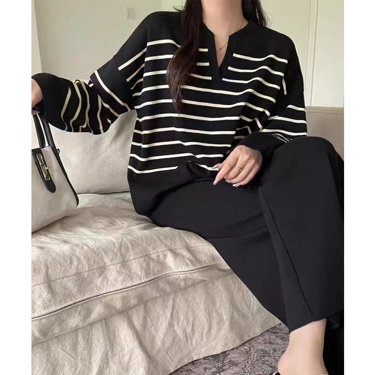 ニットセットアップ トップスパンツセット | SUNSHINE CLOSET | 詳細画像2 