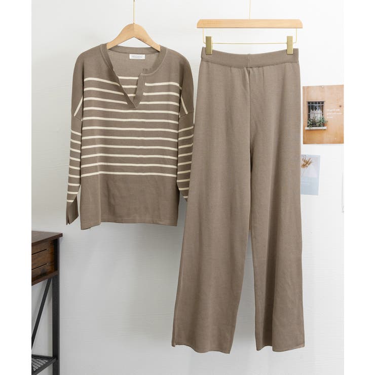 ニットセットアップ トップスパンツセット | SUNSHINE CLOSET | 詳細画像23 