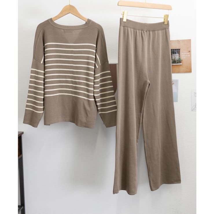ニットセットアップ トップスパンツセット | SUNSHINE CLOSET | 詳細画像24 