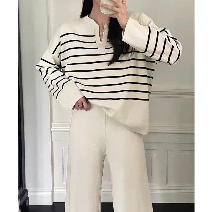 ニットセットアップ トップスパンツセット | SUNSHINE CLOSET | 詳細画像7 