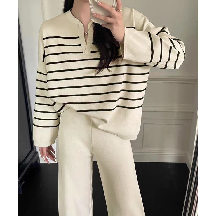 ニットセットアップ トップスパンツセット | SUNSHINE CLOSET | 詳細画像9 