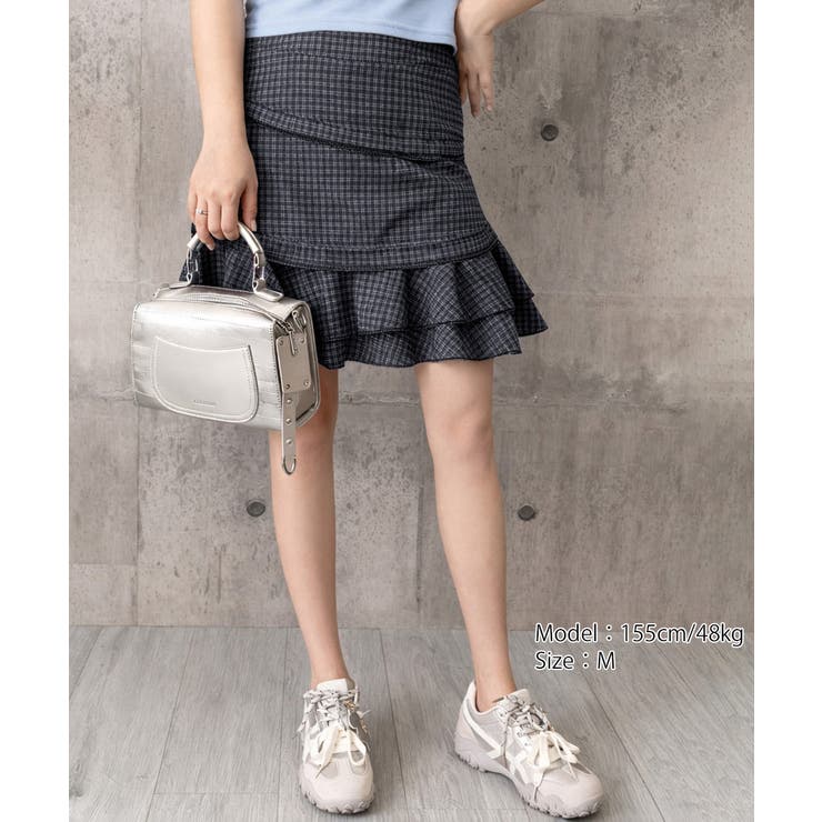 ハイウエストフリルスカート 大人可愛いフレアスカートインナーパンツ付き Y2K着… | SUNSHINE CLOSET | 詳細画像15 