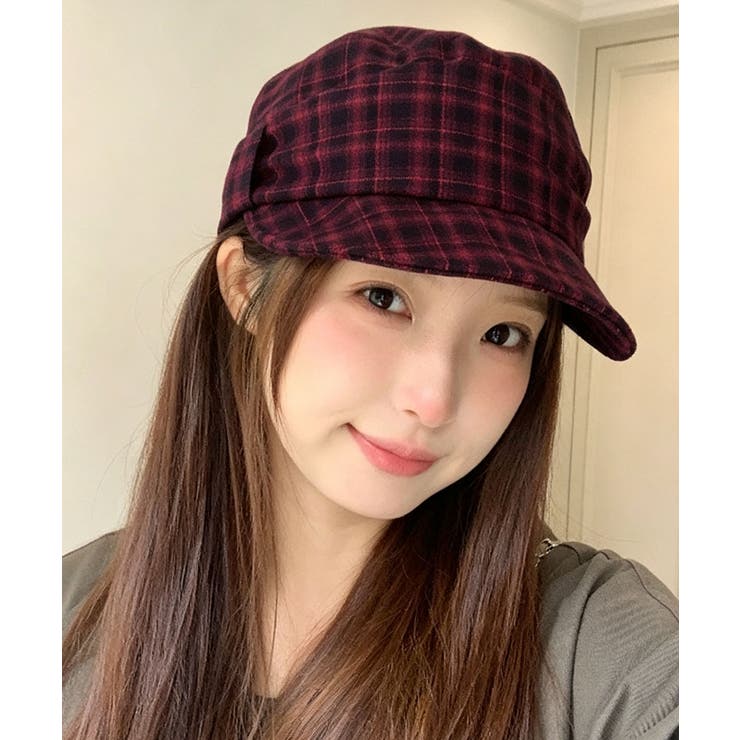 クラシカルマリンキャップレディースウールライクツイード調大人可愛いキャスケットハ… | SUNSHINE CLOSET | 詳細画像10 
