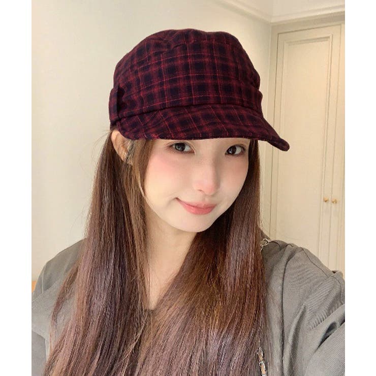 クラシカルマリンキャップレディースウールライクツイード調大人可愛いキャスケットハ… | SUNSHINE CLOSET | 詳細画像11 